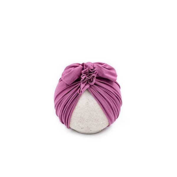 Mauve Vintage Head Wrap Hat