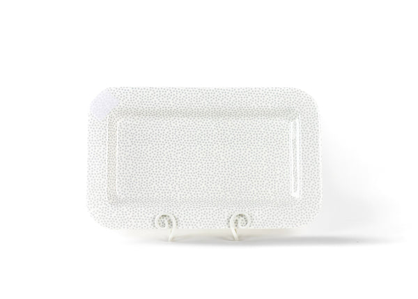 Stone Small Dot Mini Entertaining Rectangle Platter