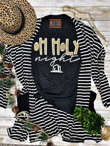 Glitter Oh Holy Night Tee