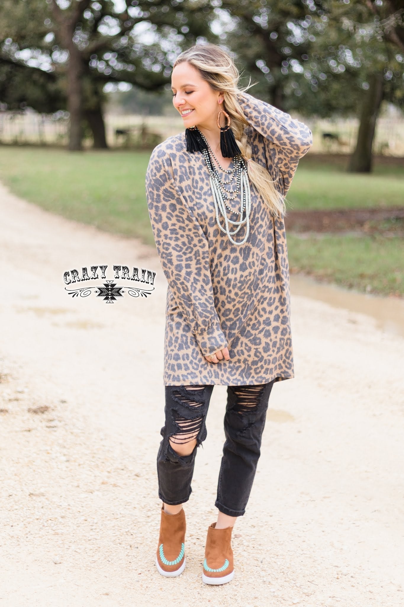 Willow Wild Leopard Tunic