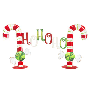 CANDY CANE CENTERPIECE