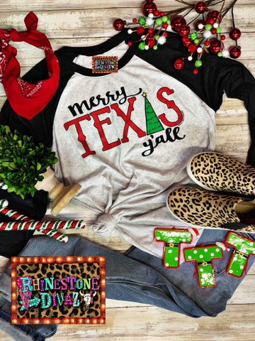 Merry Texas Yall Raglan