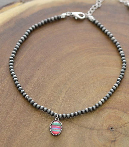 Serape Beaded Choker