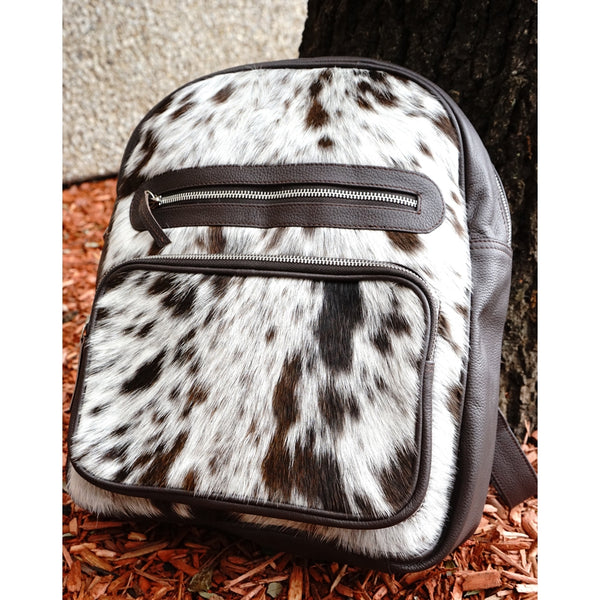 Cowhide backpack