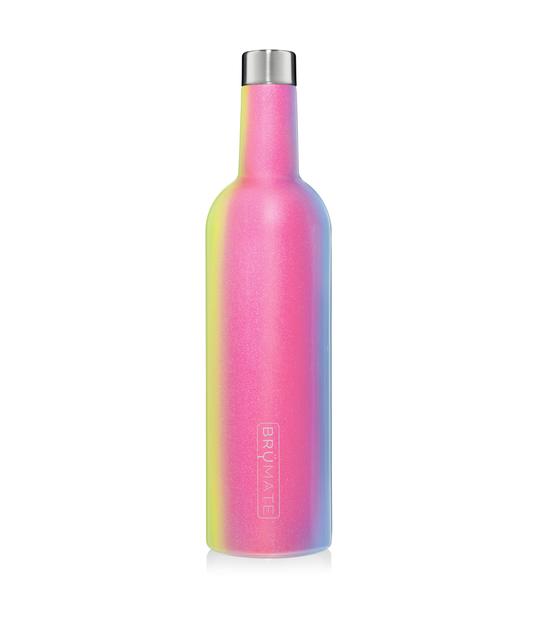 WINESULATOR™ 25OZ WINE CANTEEN | GLITTER RAINBOW