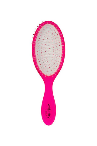 Neon Pink Wet-N-Dry Detangling hair Brush