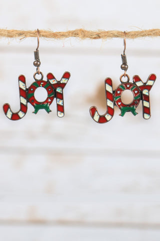 Candy Cane Joy Earrings