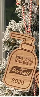 Sanitizer Ornament