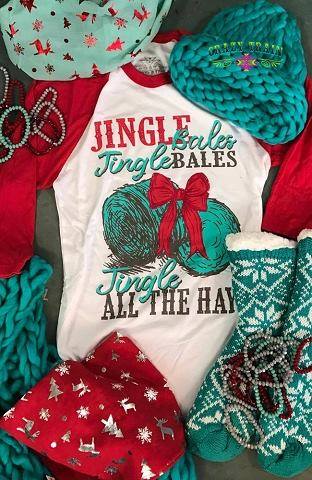 Jingle Bales Raglan