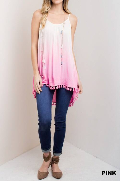 Pink Ombre Tank