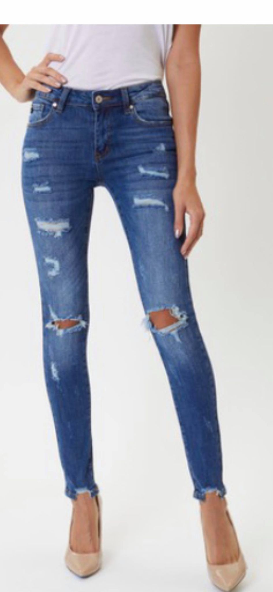 KC5055 Midrise Supper Skinny Jean