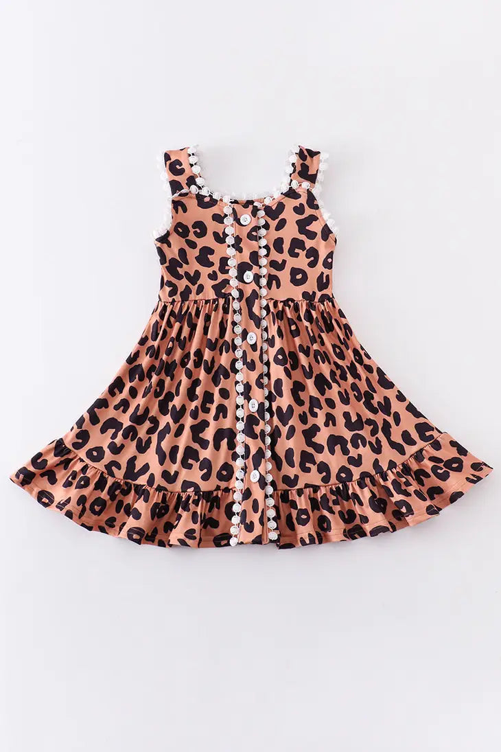 Leopard Ruffle Dress