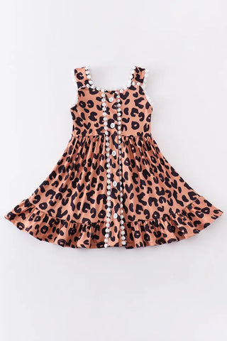 Leopard Ruffle Dress