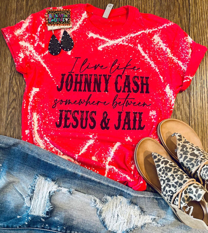 Live Like Johnny Cash Tee