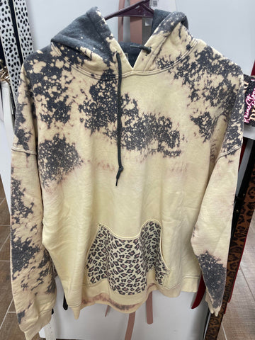 Bleached Leopard Hoodie