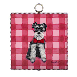 Mini Snazzy Schnauzer Print