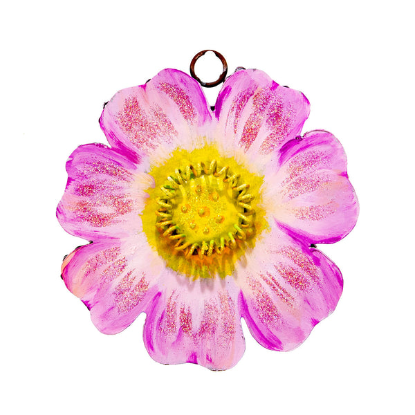 Mini Pink Flower Charm