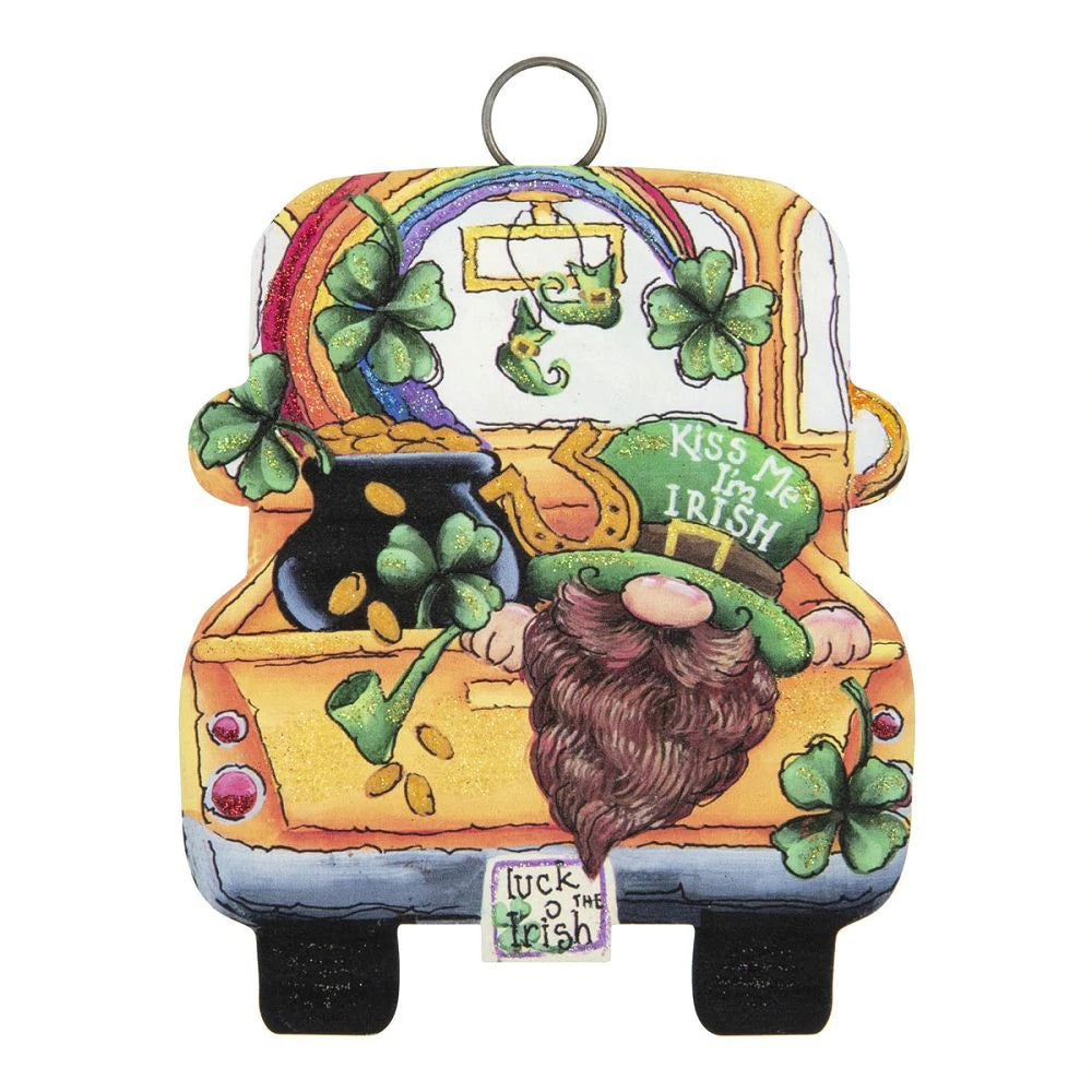 KISS ME I'M IRISH TRUCK CHARM