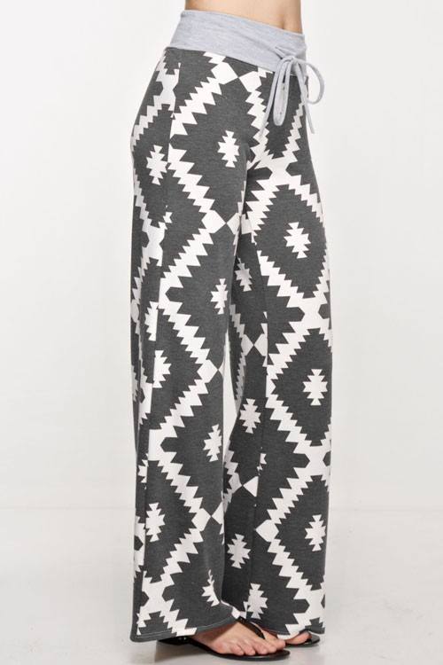 Charcoal Aztec Lounge Pants