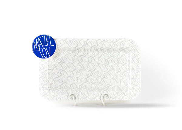 Stone Small Dot Mini Entertaining Rectangle Platter