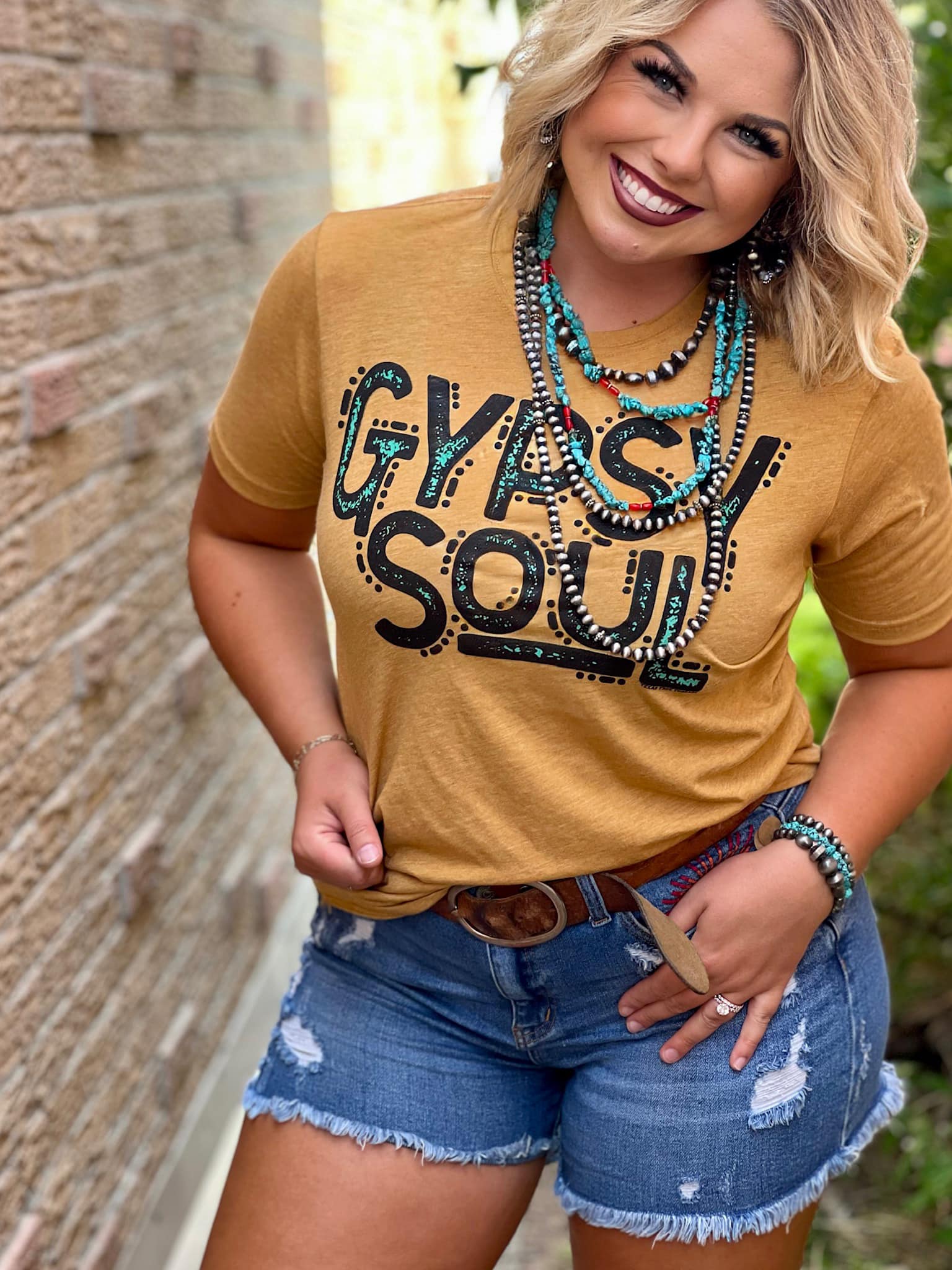 Antique Gold Gypsy Soul Tee