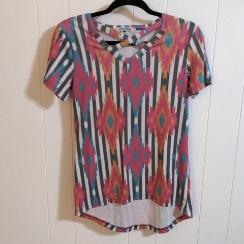 Aztec Stripe Trendsetter Top