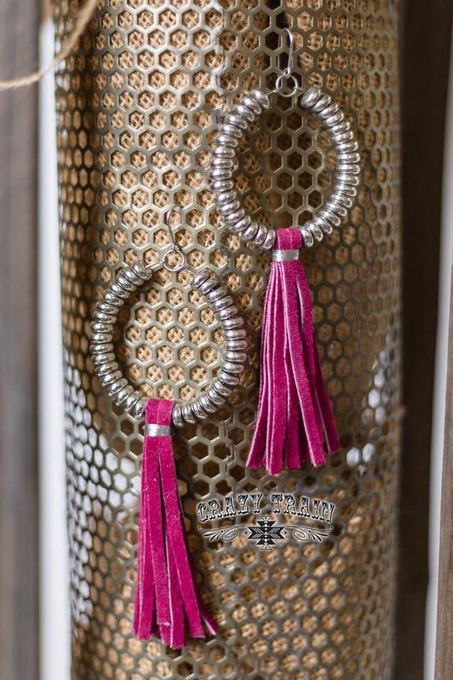 Magenta Rio Bravo Earrings