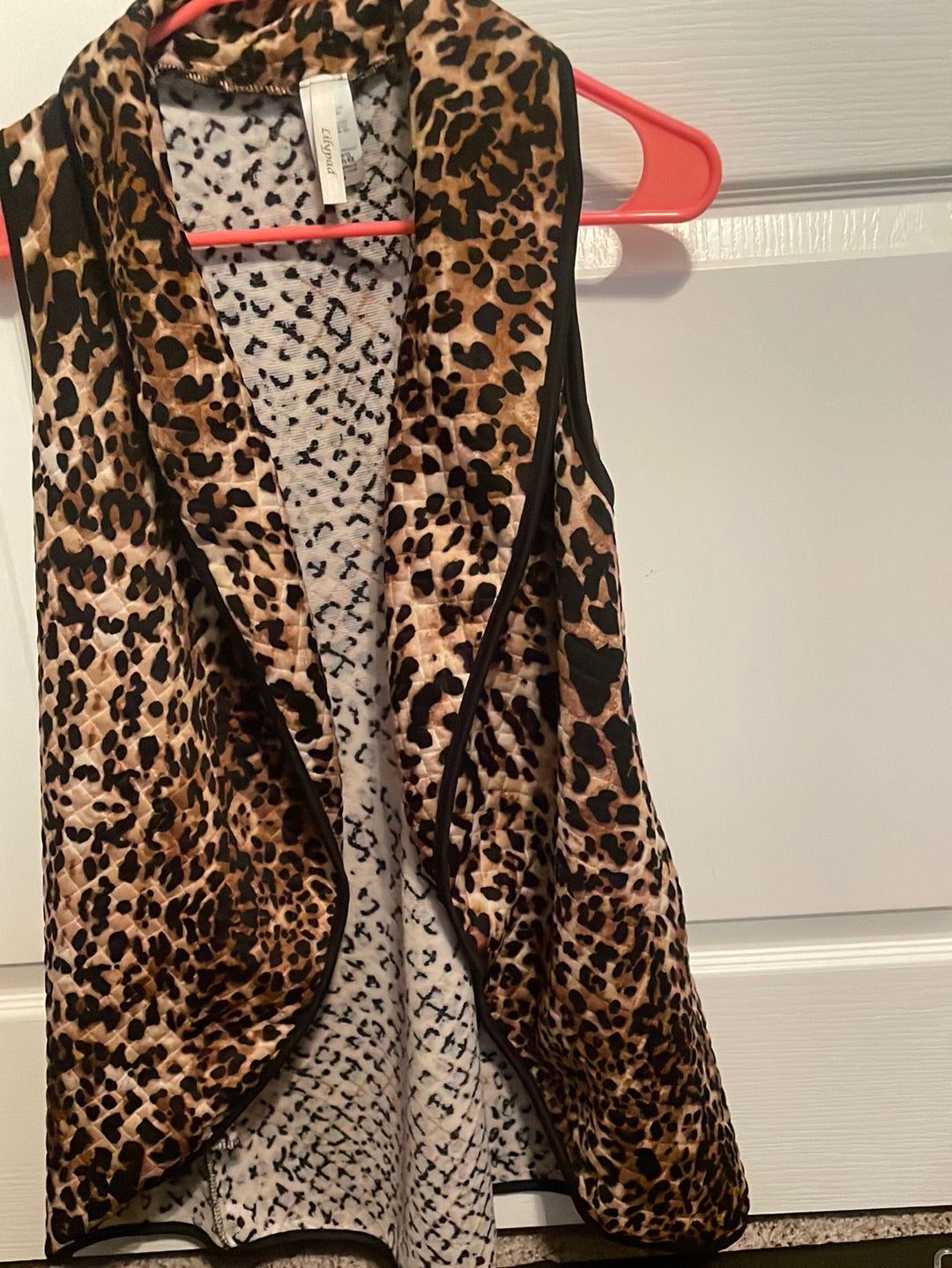 Leopard Quilt Vest