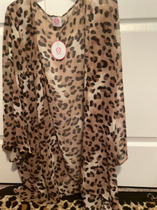 Sheer Leopard Cardi