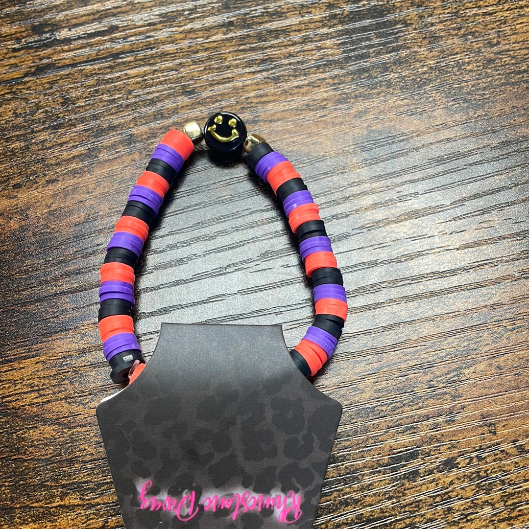 Halloween Smiley Bracelet